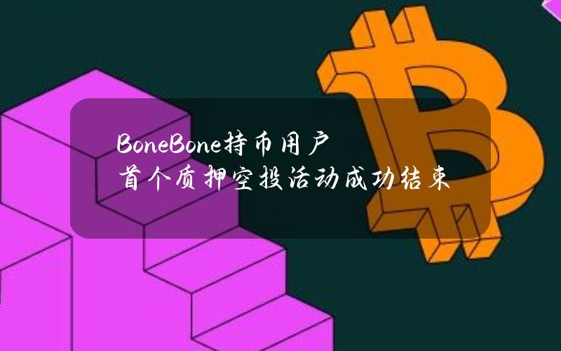 BoneBone持币用户首个质押空投活动成功结束